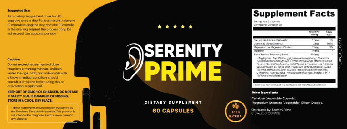 Serenity Prime Ingredients