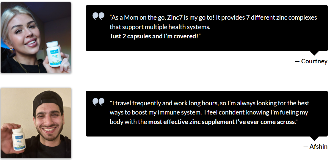 Zinc7 Customer Reviews