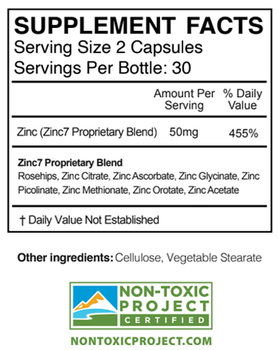 Zinc7 Ingredients