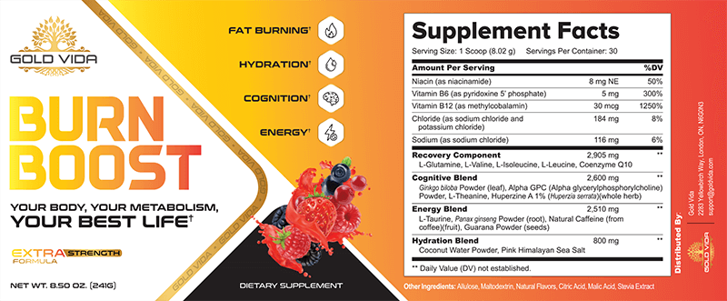 Burn Boost Ingredients