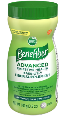 Benefiber Advanced Digestive Health Prebiotic Fiber Supplement Powder With Probiotics