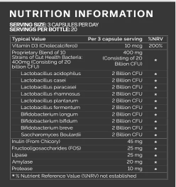 Biotics 8 Ingredients