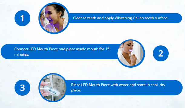 cleaner smile teeth whitening kit instructions