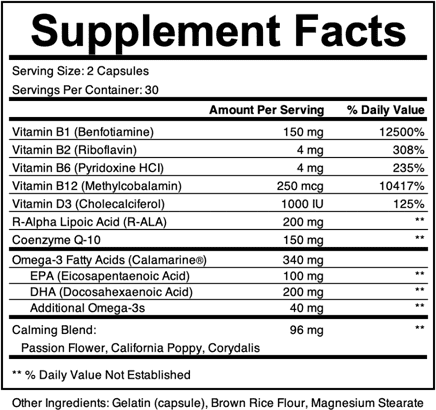 Nervexol Ingredients