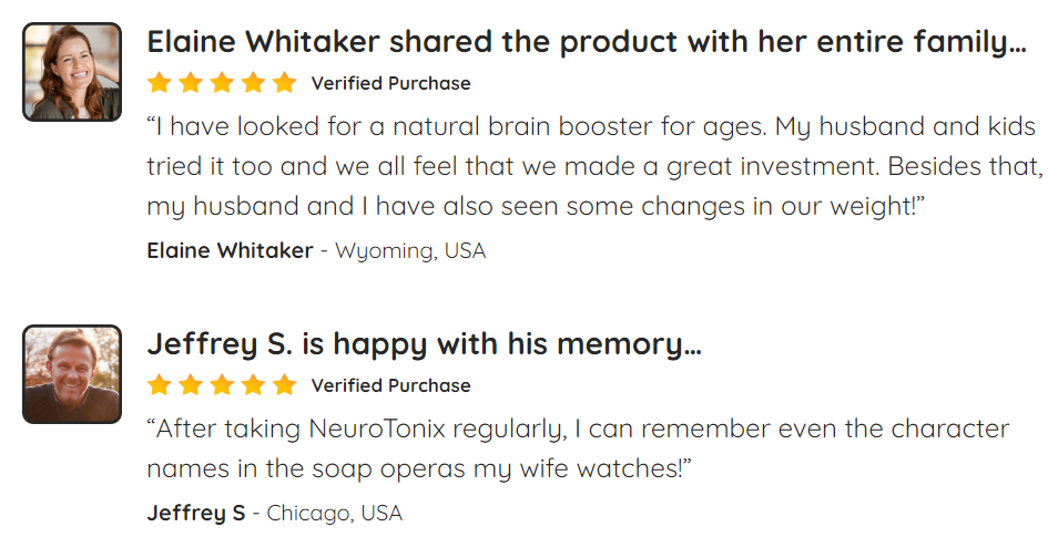 NeuroTonix Customer Reviews