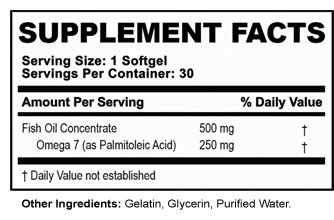 Ultra Omega Burn Ingredients