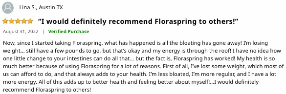 floraspring probiotic reviews