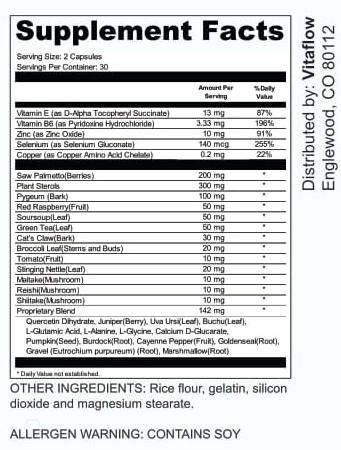 VitalFlow Ingredients