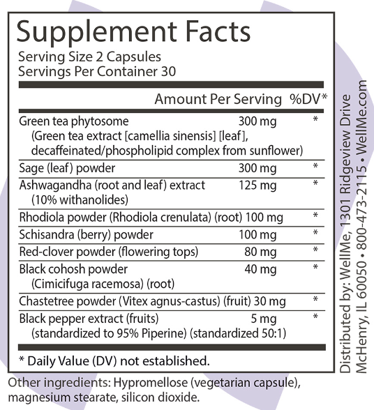 MenoRescue Ingredients