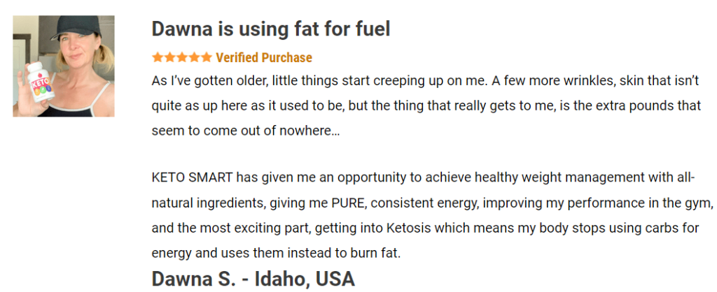 Keto Smart Customer Reviews