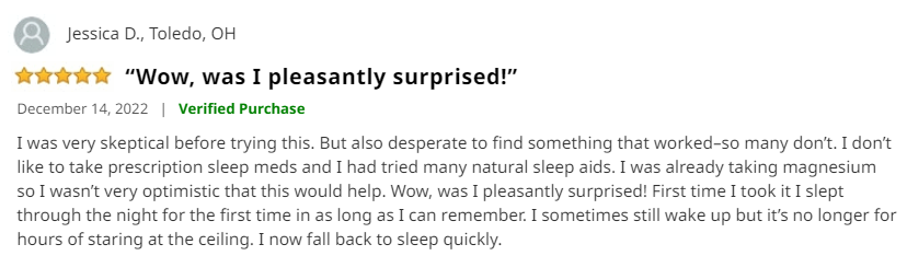Total Sleep Restore Customer Reviews