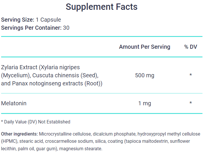 PhysioSleep Ingredients