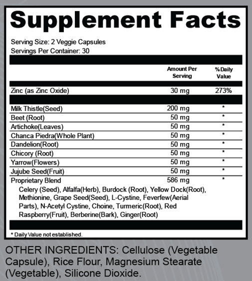 Triple Liver Health Ingredients