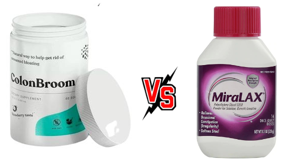 colon broom vs miralax supplement comparison