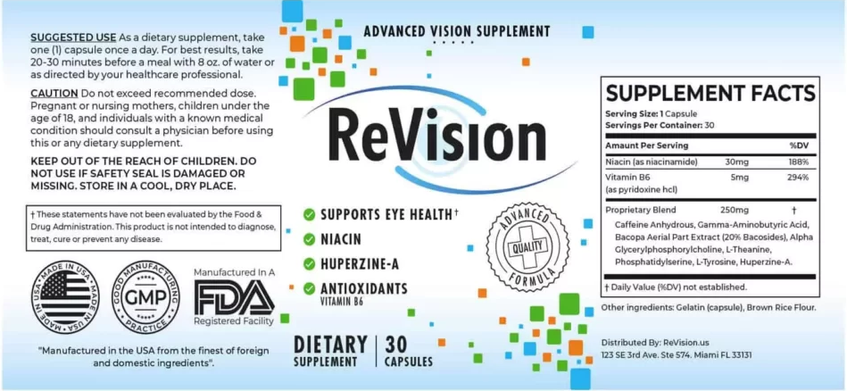 ReVision Ingredients