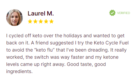 Keto Cycle Supplements Customer Reviews