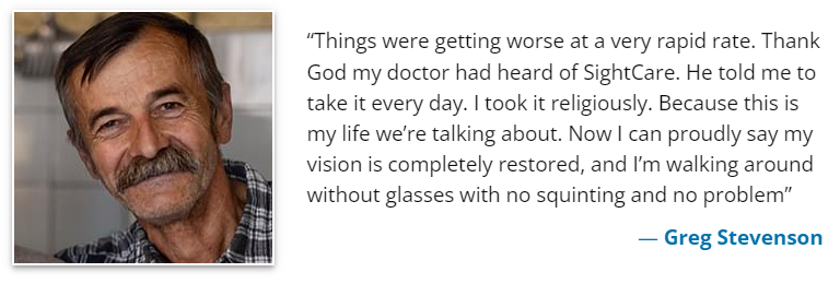 Sight Care Vision Supplement Customer Reviews