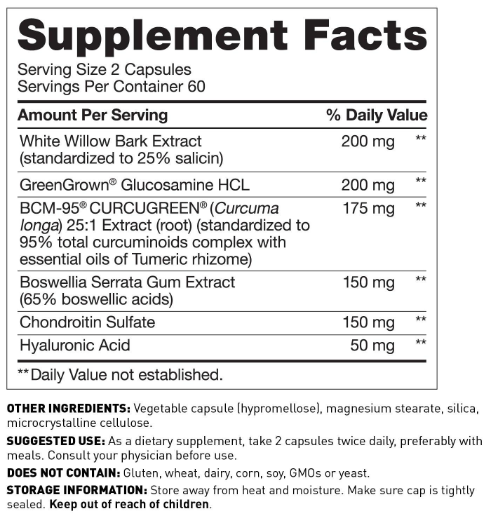 SynoComplete Ingredients