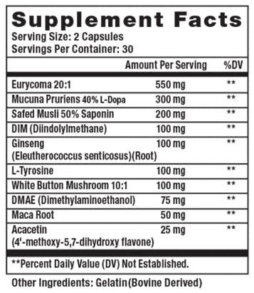 T-Drive Ingredients