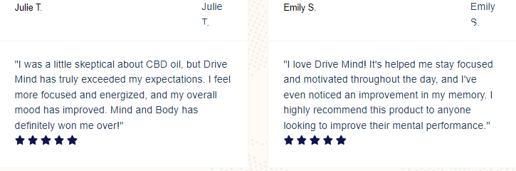 Drive Mind Customer Reviews
