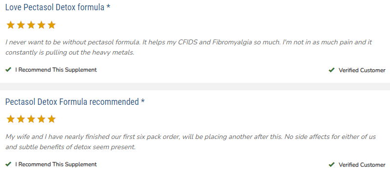 Pectasol Detox Formula Customer Reviews