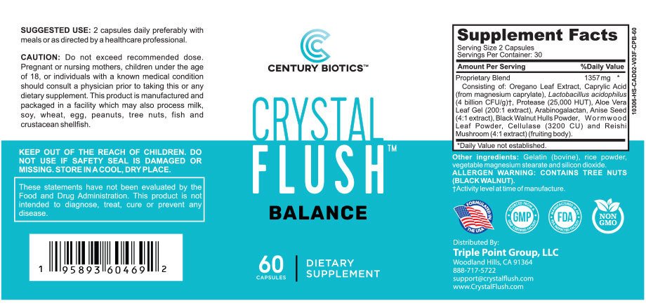 Crystal Flush Ingredients