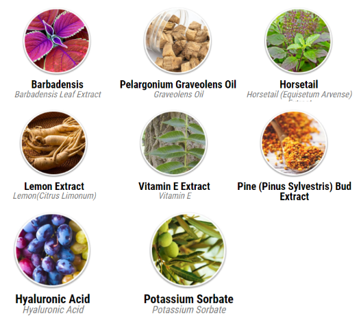 Rangii Ingredients