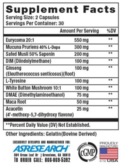 TDrive Ingredients