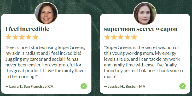 YourBiology SuperGreens Customer Reviews