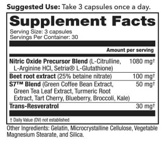 BloodFlow-7 Ingredients