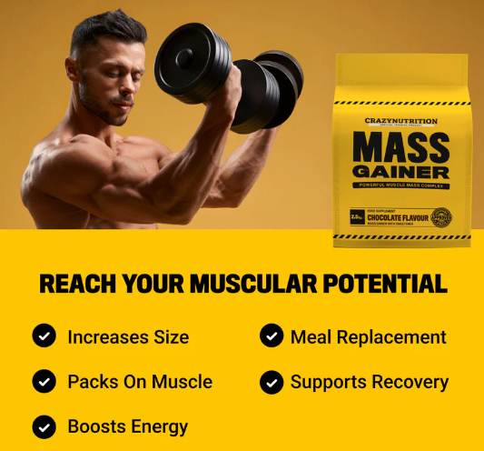 Crazy Nutrition Mass Gainer Benefits