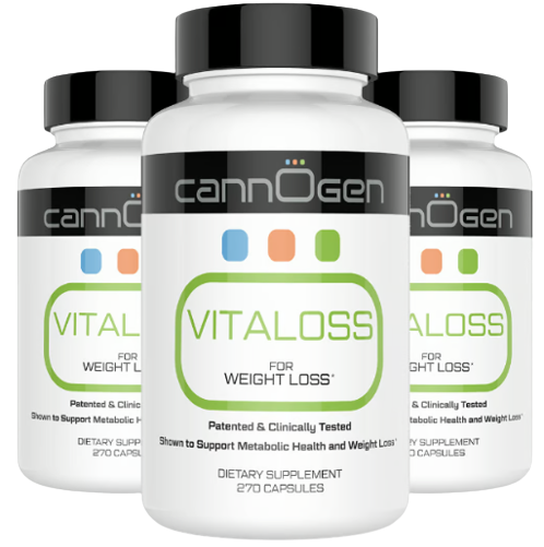 VitaLoss weight loss support formula three bottles