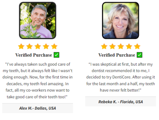 DentiCore Customer Reviews