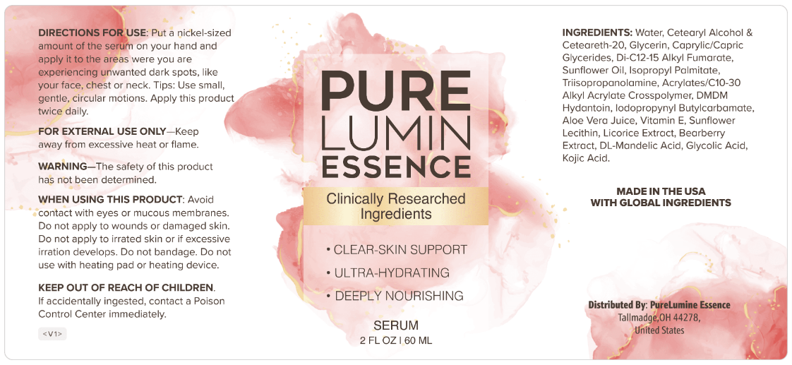PureLumin Essence Ingredients
