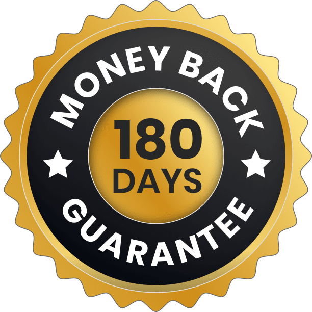 180-money back guarantee